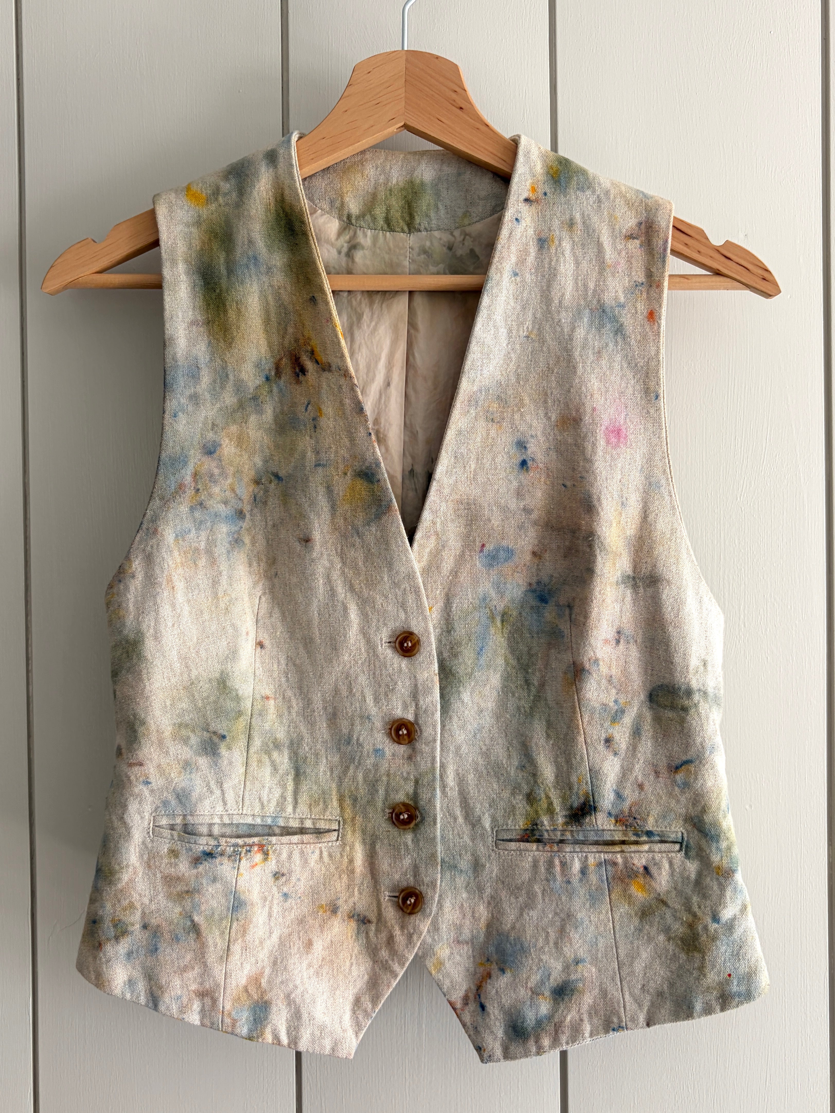 Apiece Apart Linen Vest, Sz 2