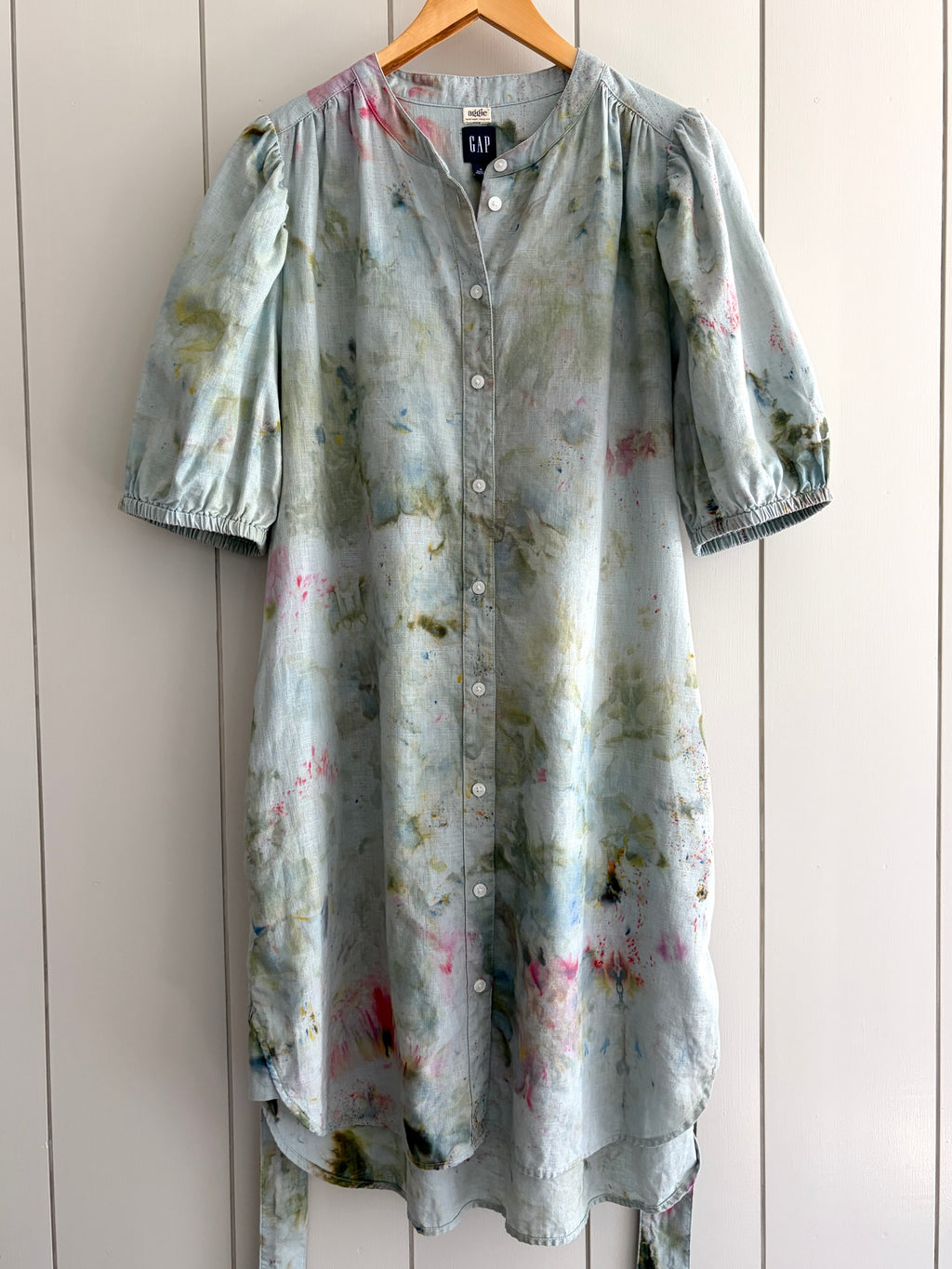 GAP Linen Belted Dress, Sz L