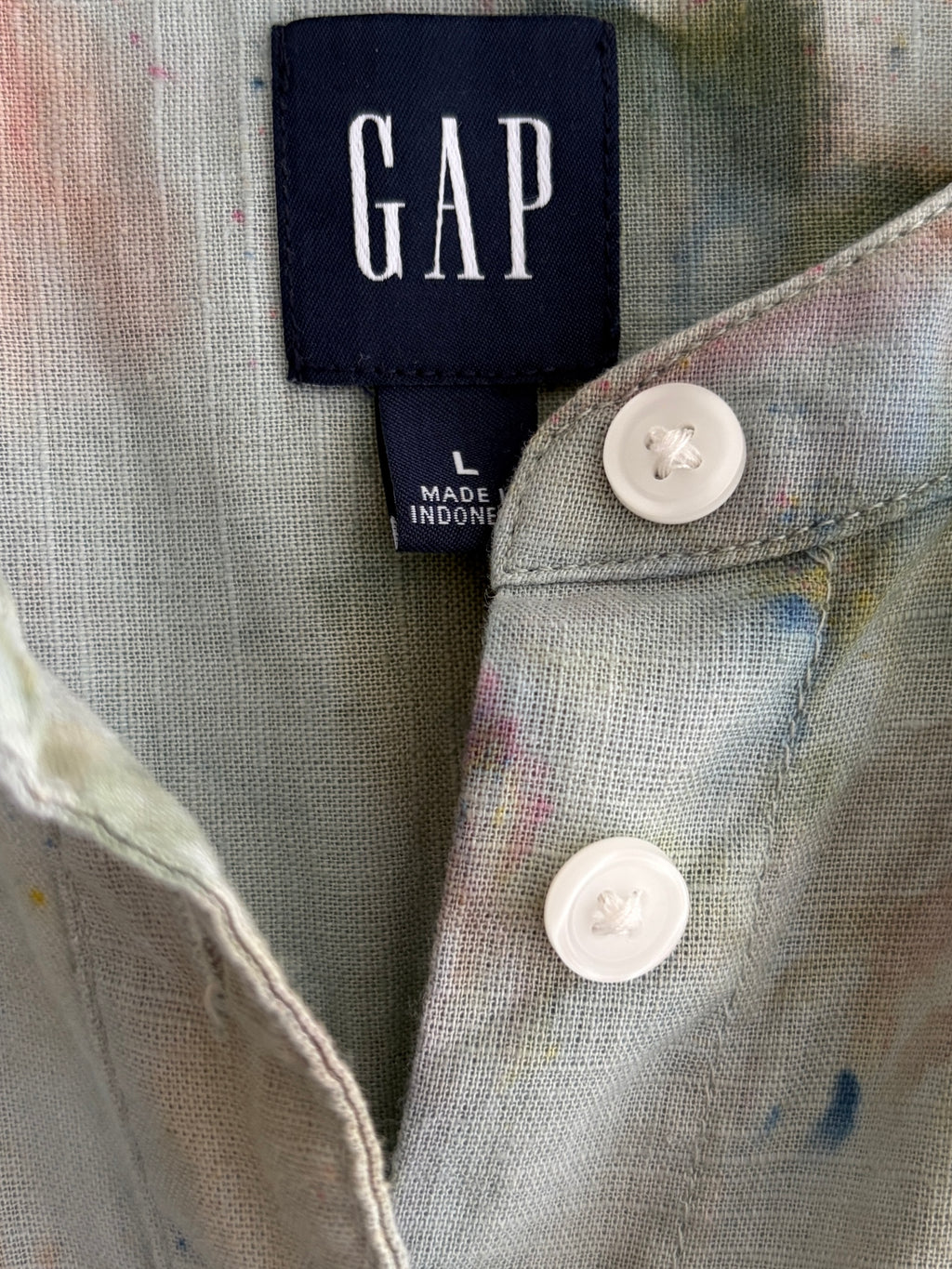 GAP Linen Belted Dress, Sz L