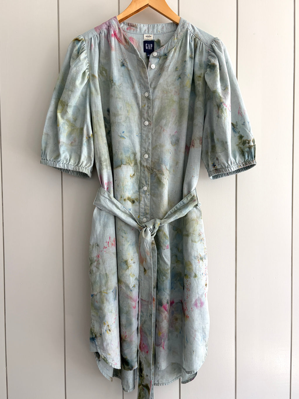 GAP Linen Belted Dress, Sz L