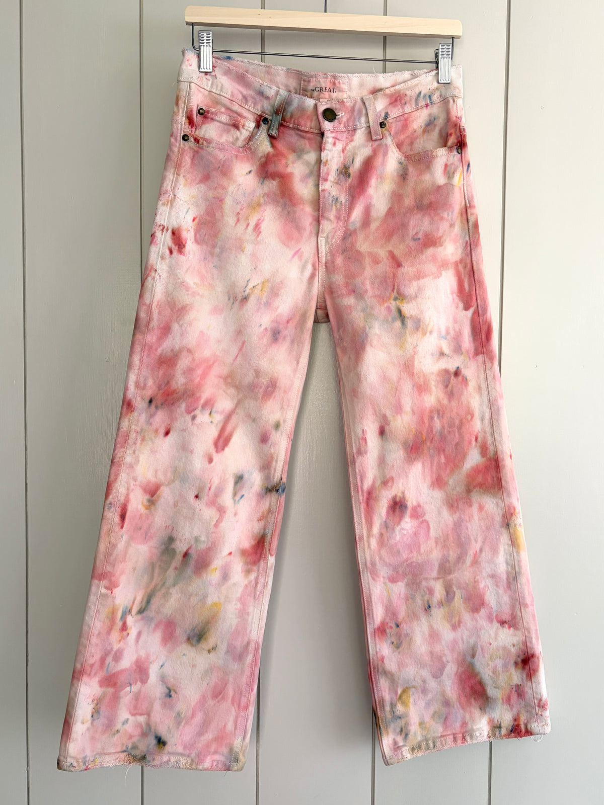The Great. The Rider Wide Leg Pants, Size 27