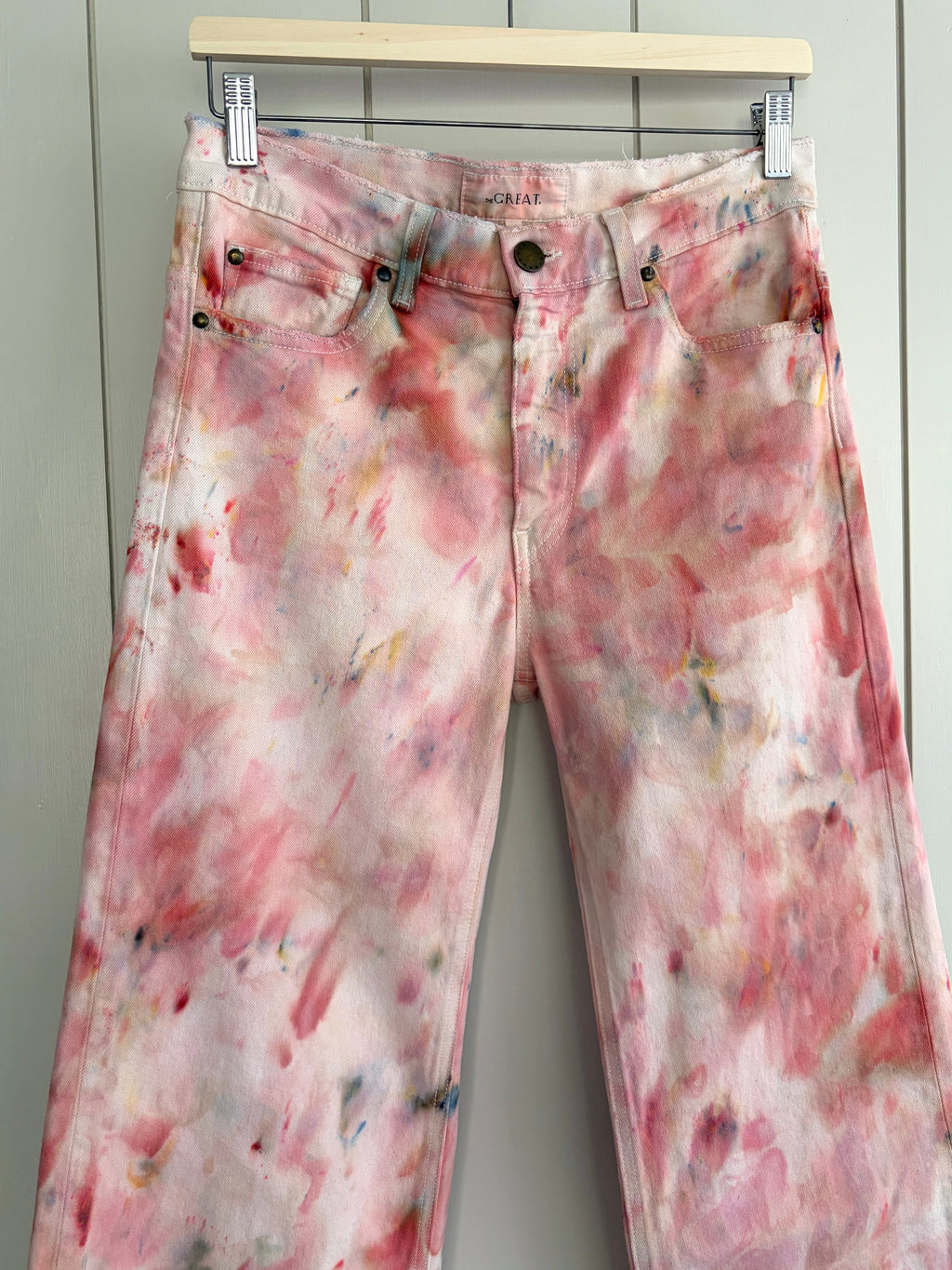 The Great. The Rider Wide Leg Pants, Size 27