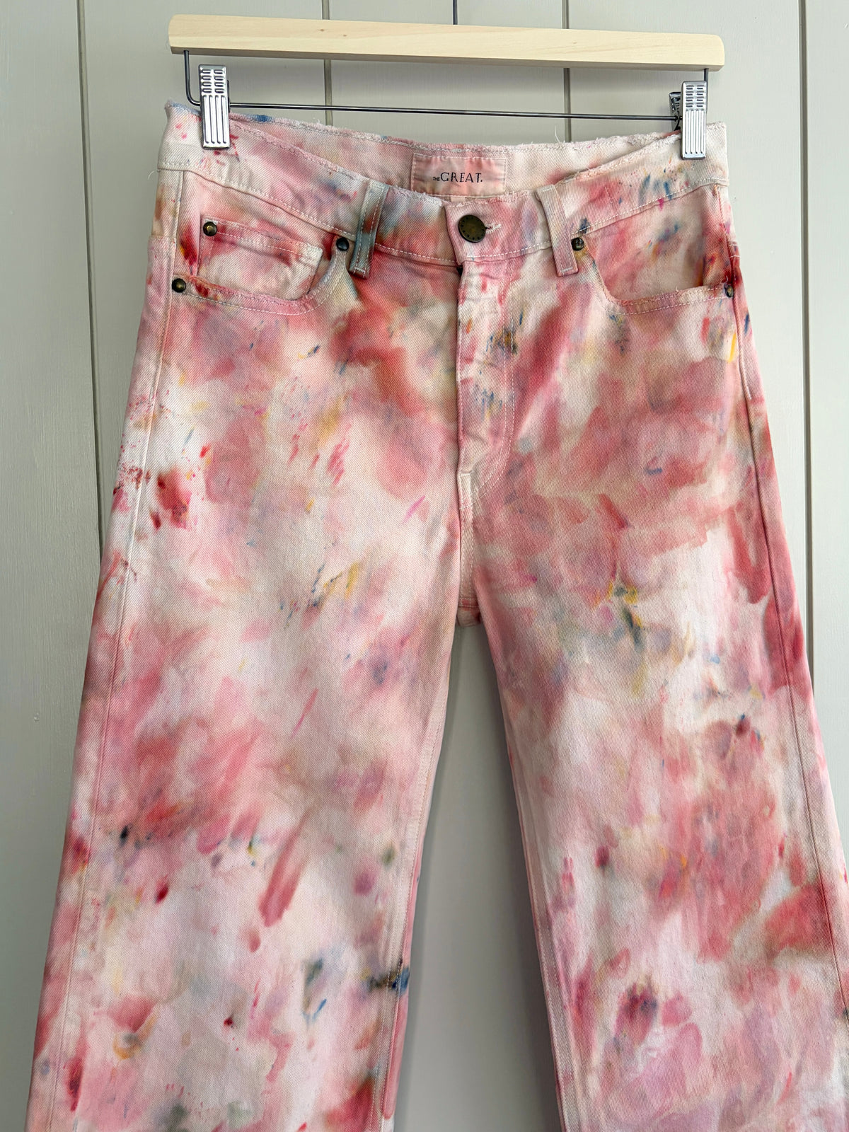 The Great. The Rider Wide Leg Pants, Size 27