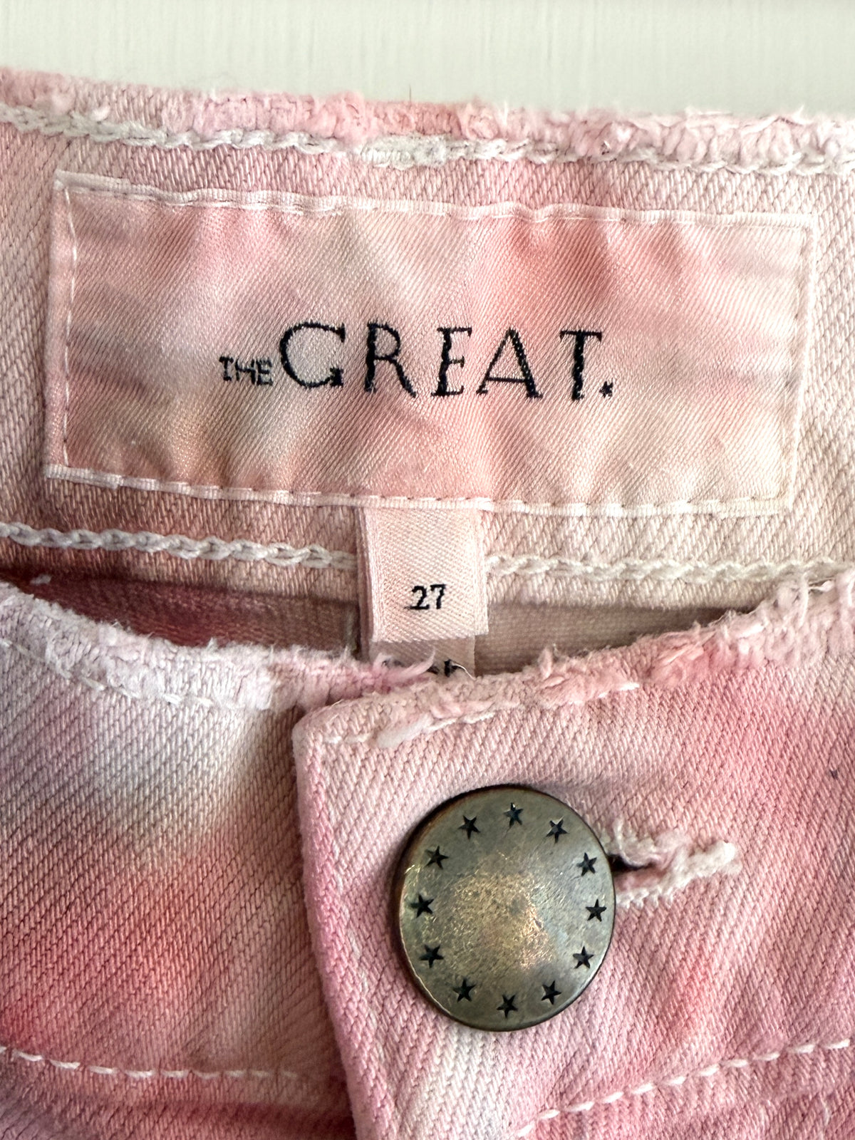 The Great. The Rider Wide Leg Pants, Size 27