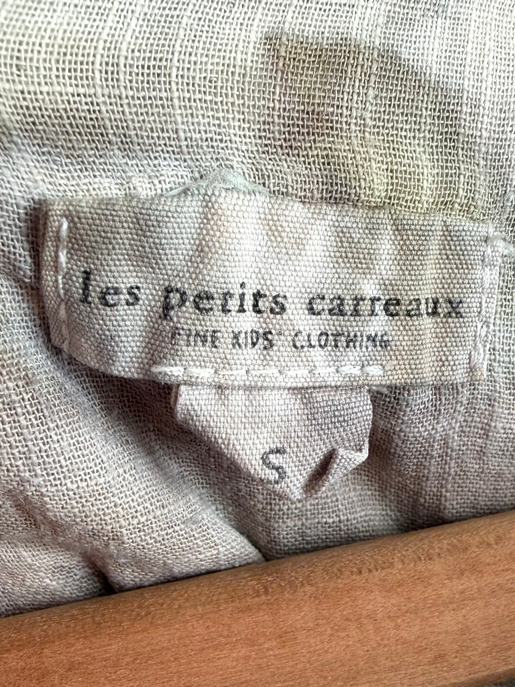 Les Petits Carreaux Cotton Top, Sz S