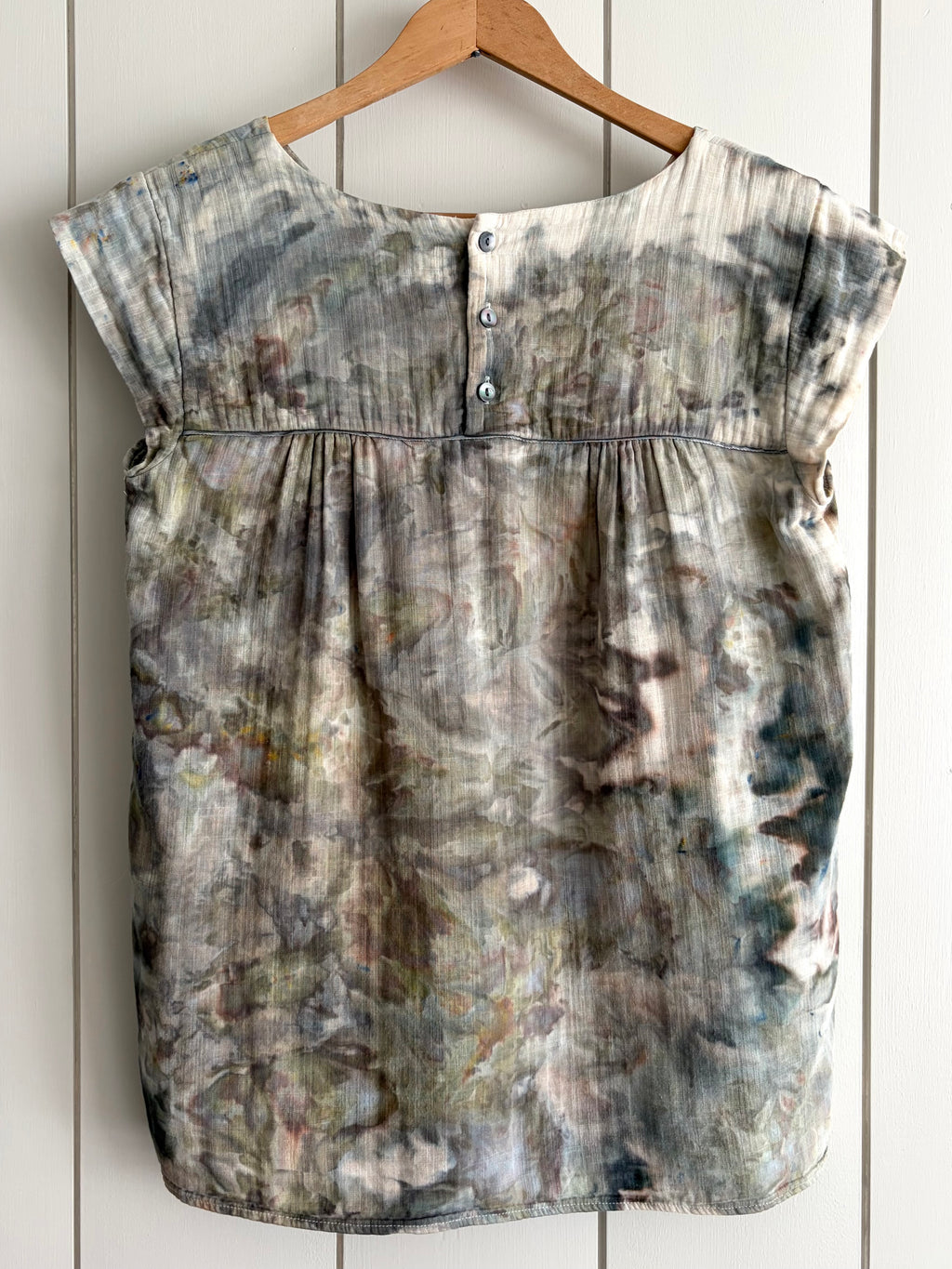 Les Petits Carreaux Cotton Top, Sz S