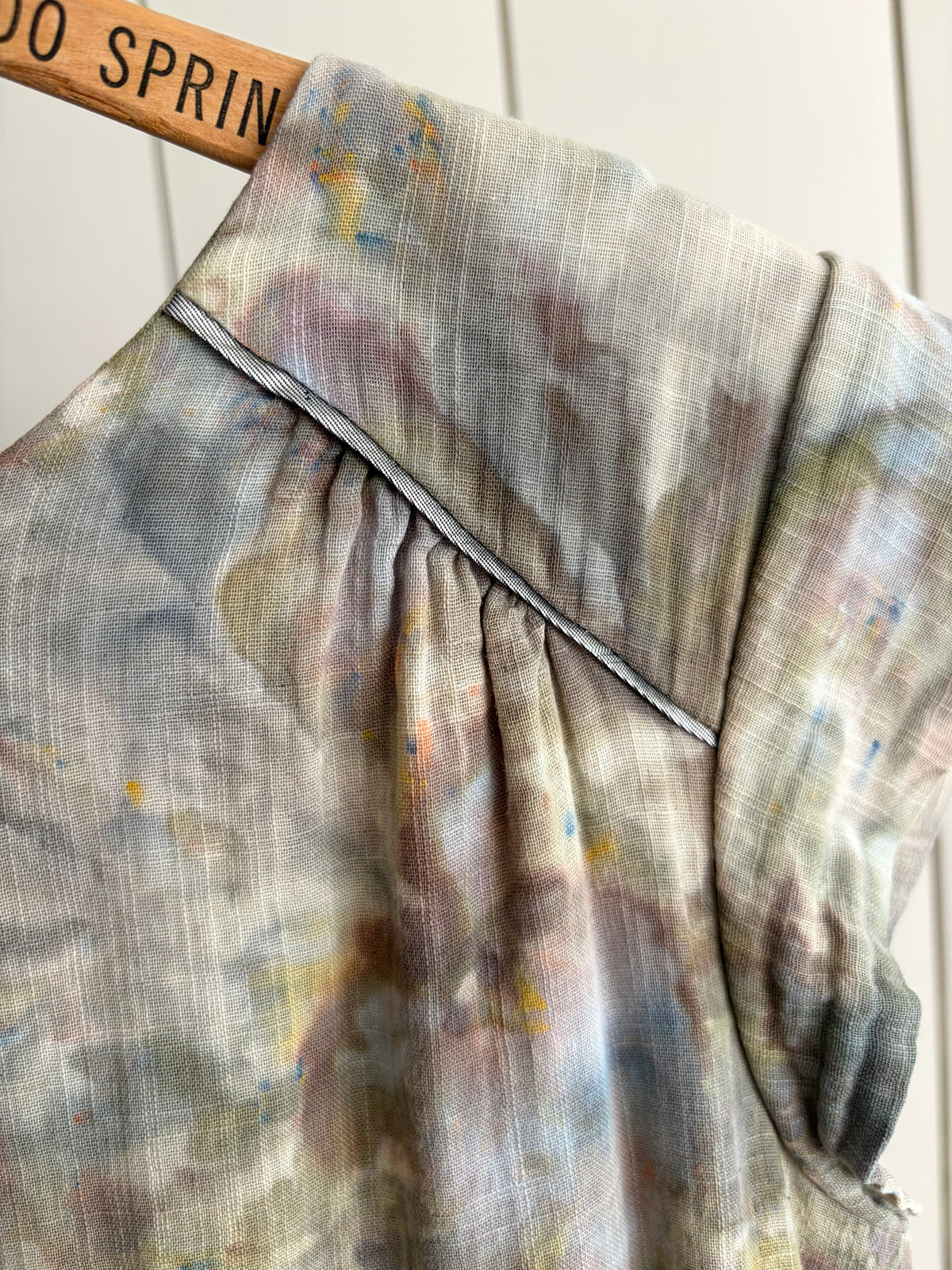 Les Petits Carreaux Cotton Top, Sz S