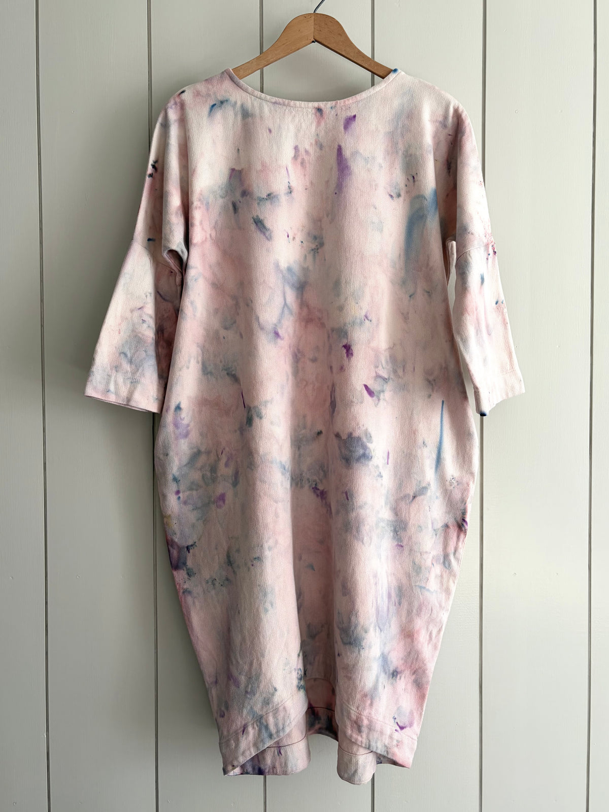 Black Crane Tunic Dress, Sz XS