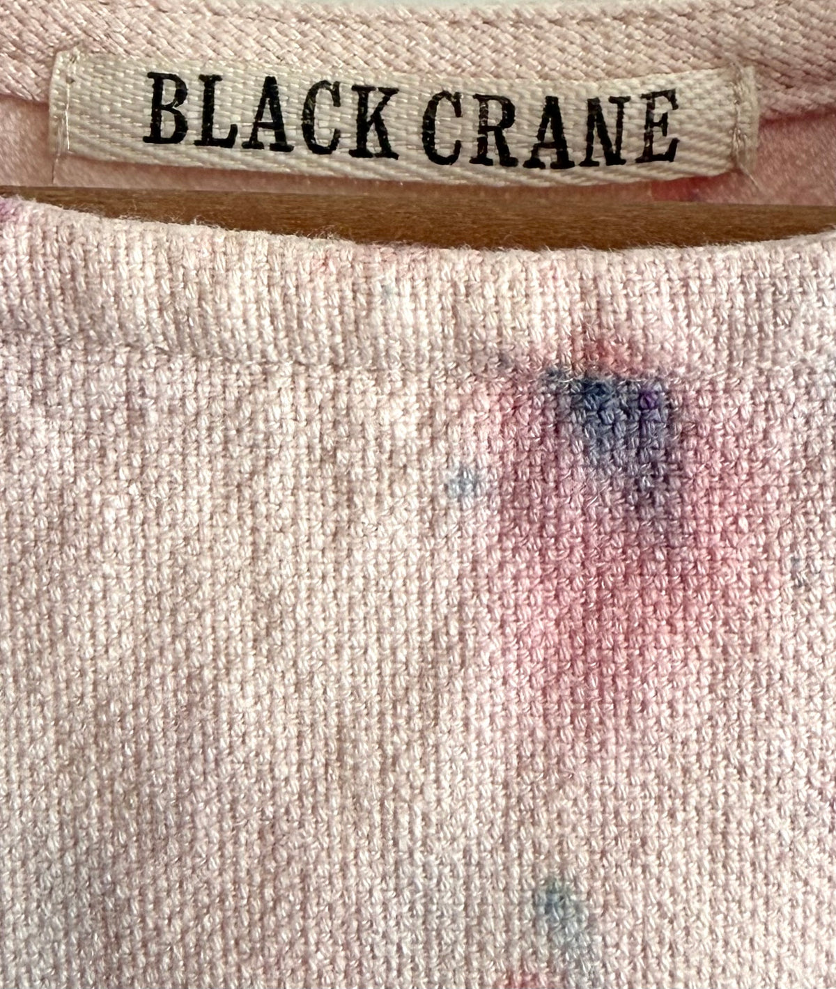 Black Crane Tunic Dress, Sz XS