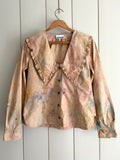 GANNI Ruffle Collar Blouse, Sz M