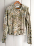 J. Crew Cotton Cable Neck Sweater, Size M