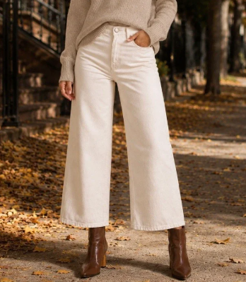 The Great. The Rider Wide Leg Pants, Size 27